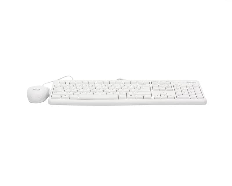 Fotografija proizvoda: MK120 Desktop USB US tastatura + USB miš beli