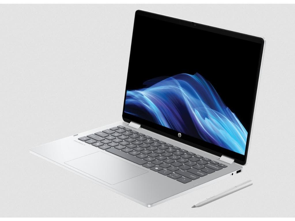 Fotografija proizvoda: Laptop HP OmniBook 5 Flip 14-fp0004nm DOS/14"WUXGA Touch/i5-1334U/16GB onboard/512GB/srebrna/3g