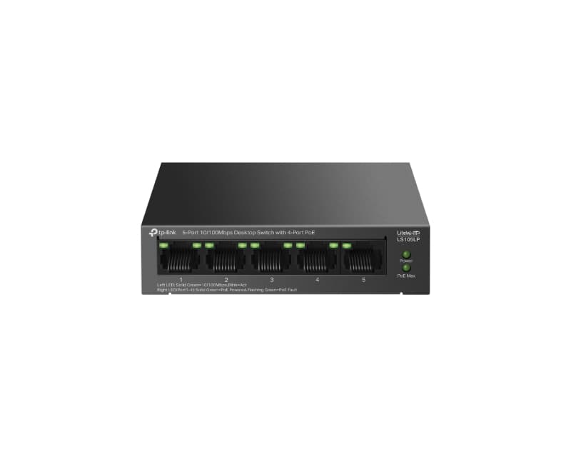 Fotografija proizvoda: LS105LP(UN) 5-portni 10/100Mbps desktop prekidač