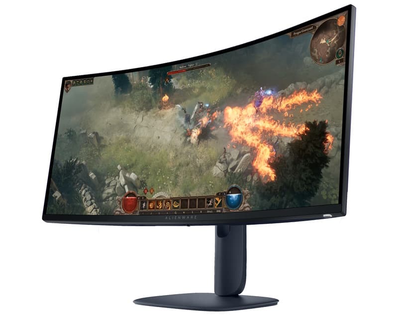 Fotografija proizvoda: 34 inčni AW3425DWM 180Hz WQHD FreeSync Alienware Gaming zakrivljeni monitor