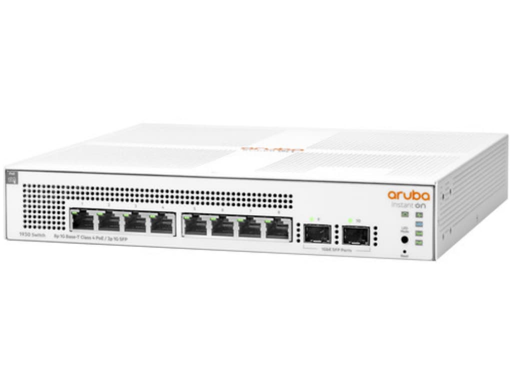 Fotografija proizvoda: Switch Aruba Instant On 1930 8-port, PoE 124W, 2SFP, Smart-managed, layer 2+ Ethernet Gigabit Switch