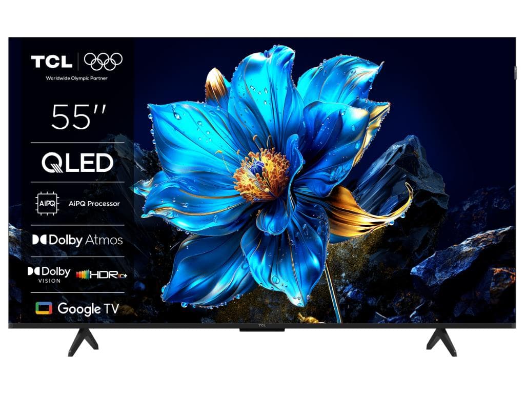 Fotografija proizvoda: Televizor TCL 55P7K/QLED/55"/4K UHD/60Hz/Google TV/crna