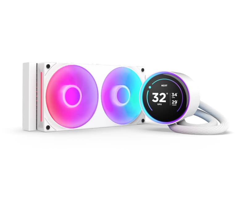 Fotografija proizvoda: Kraken Elite 240 RGB V2 vodeno hlađenje belo (RL-KR24E-W2)