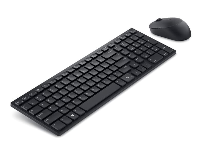 Fotografija proizvoda: KM555 Pro Kompaktna tiha US tastatura + miš crna
