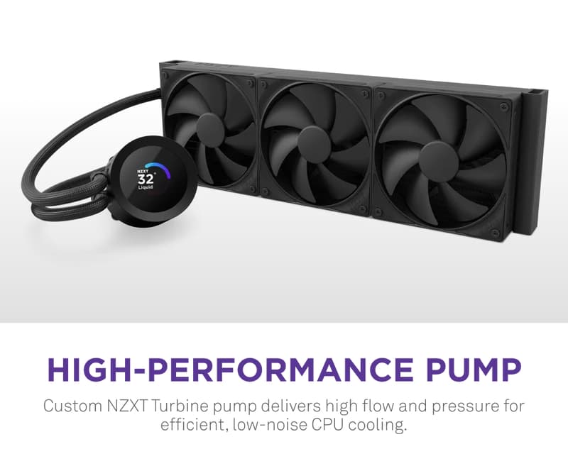 Fotografija proizvoda: Kraken Plus 360 V2 liquid cooling black (RL-KN360-B2)