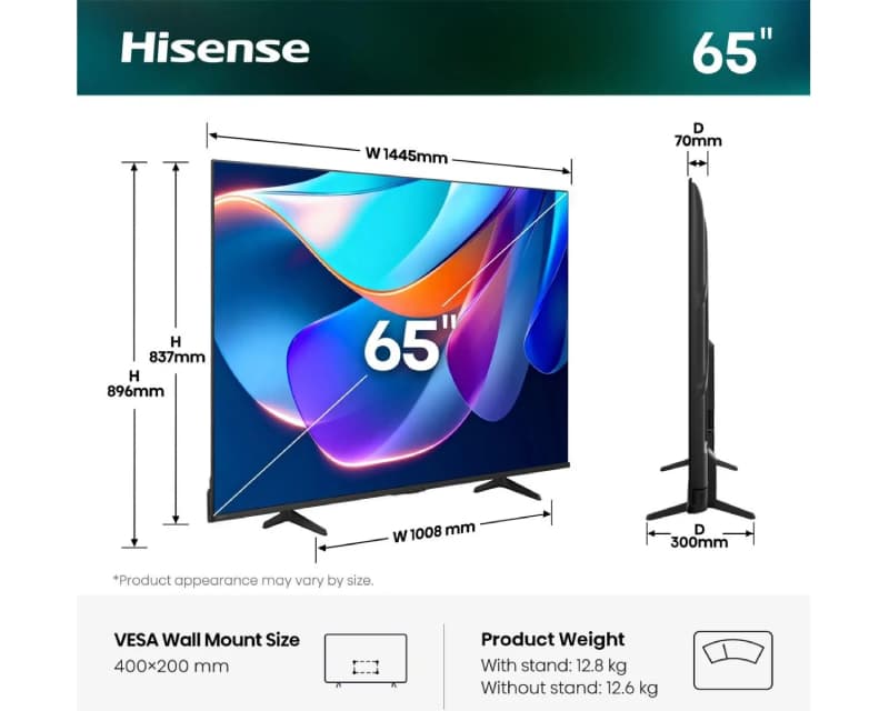 Fotografija proizvoda: 65 inčni 65A6S 4K UHD LED pametni TV outlet