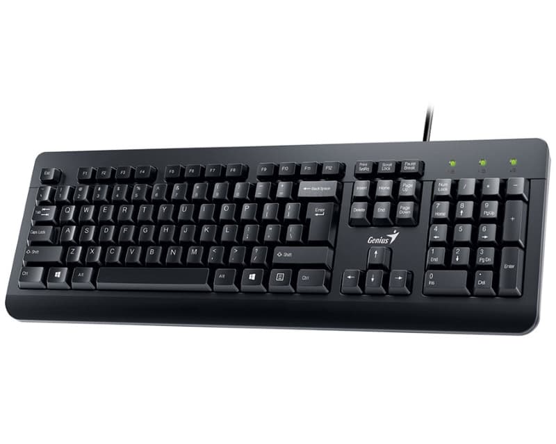 Fotografija proizvoda: KM-160 USB YU crna tastatura + USB crni miš