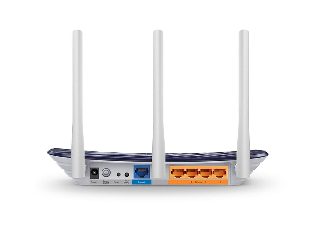 Fotografija proizvoda: Bežicni ruter TP-LINK ARCHER C20 Wi-Fi/AC750/433Mbps/300Mbps/1xWAN 4xLAN/3 antene