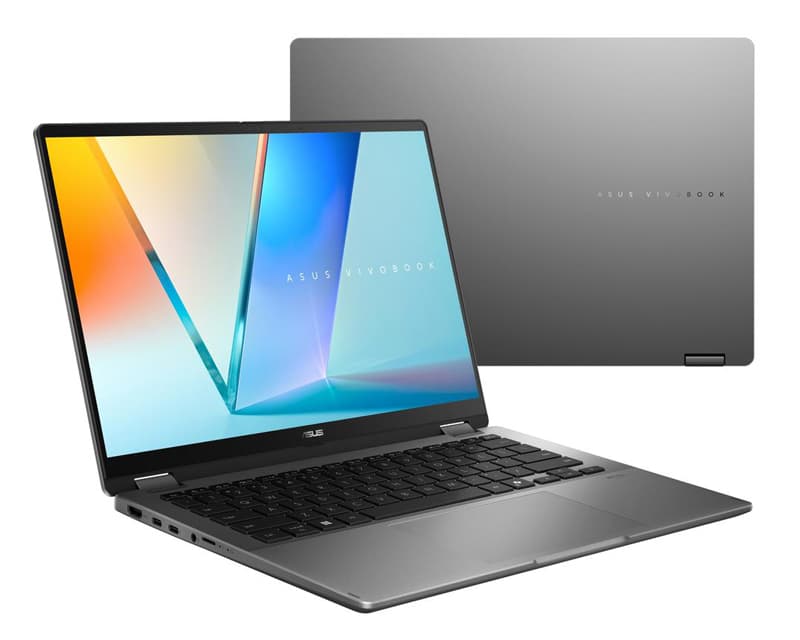 Fotografija proizvoda: Vivobook 14 Flip TP3407SA-SG155W (14 inča WUXGA OLED Touch ekran, Ultra 7 258V, 32GB, SSD 1TB, Win11 Home) laptop