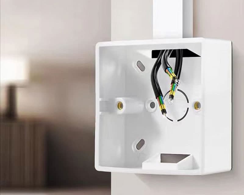 Fotografija proizvoda: Wall-mounted outlet box, 86mm