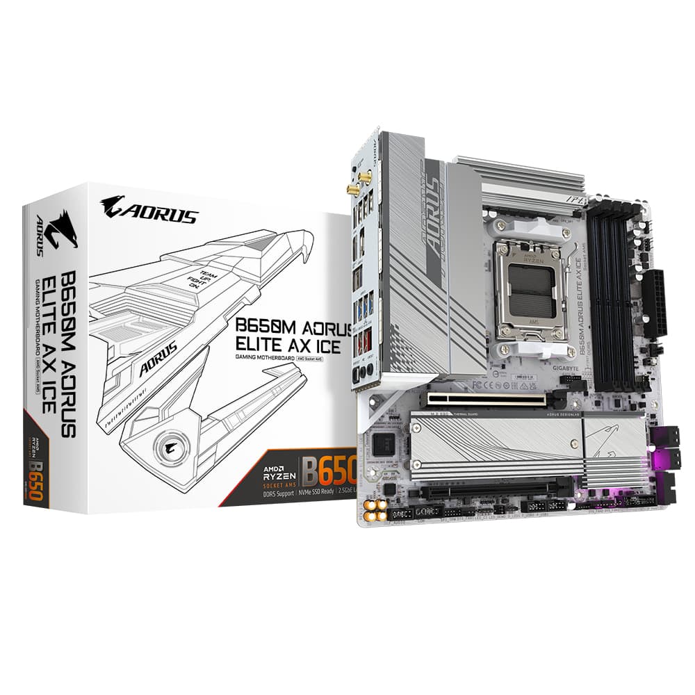Fotografija proizvoda: B650M A ELITE AX ICE rev. 1.x motherboard