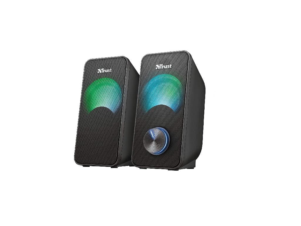 Fotografija proizvoda: Zvucnik TRUST Arys RGB 2.0/12W(6W RMS)/crna