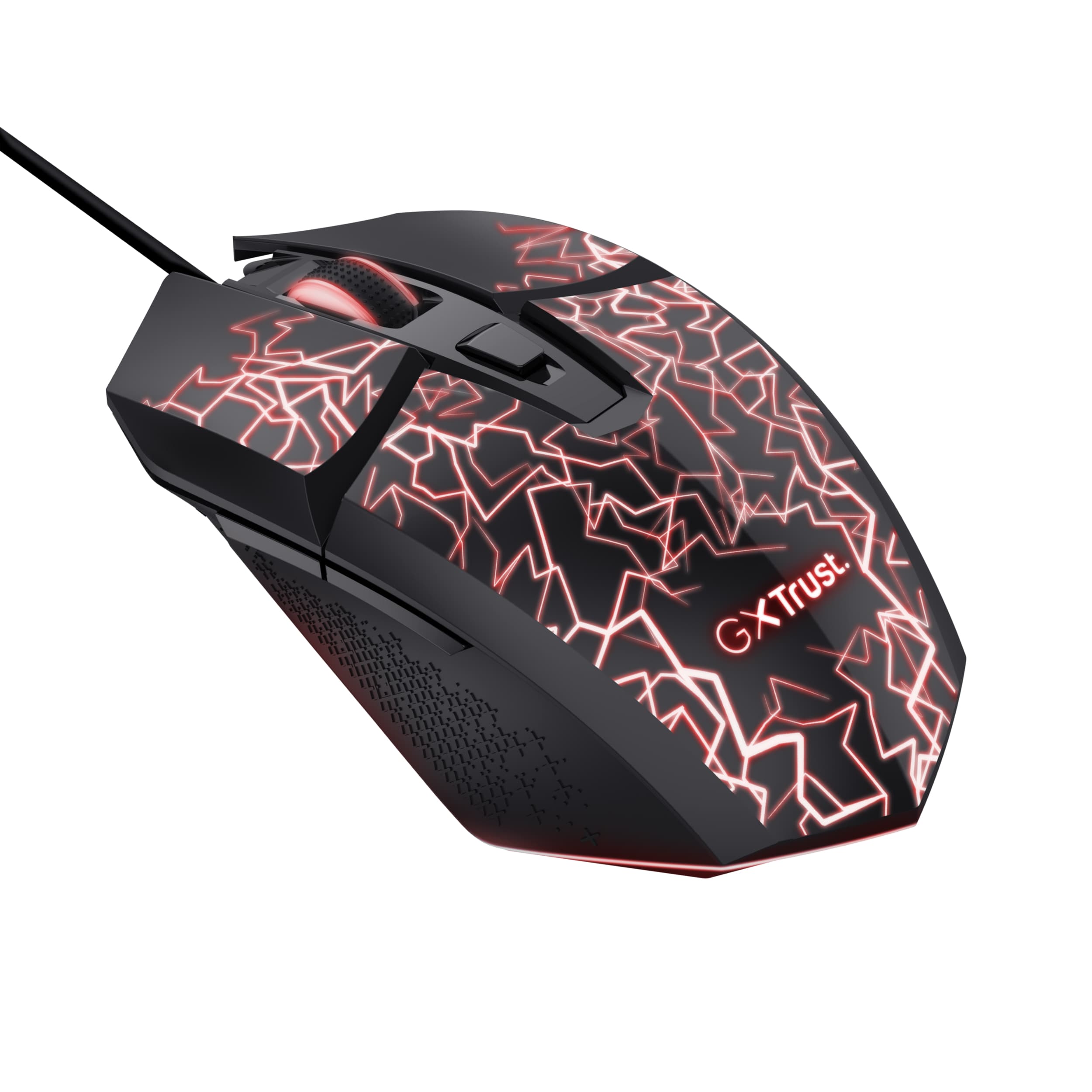 Fotografija proizvoda: Miš TRUST GXT113 FELOX LED GAMING/crna