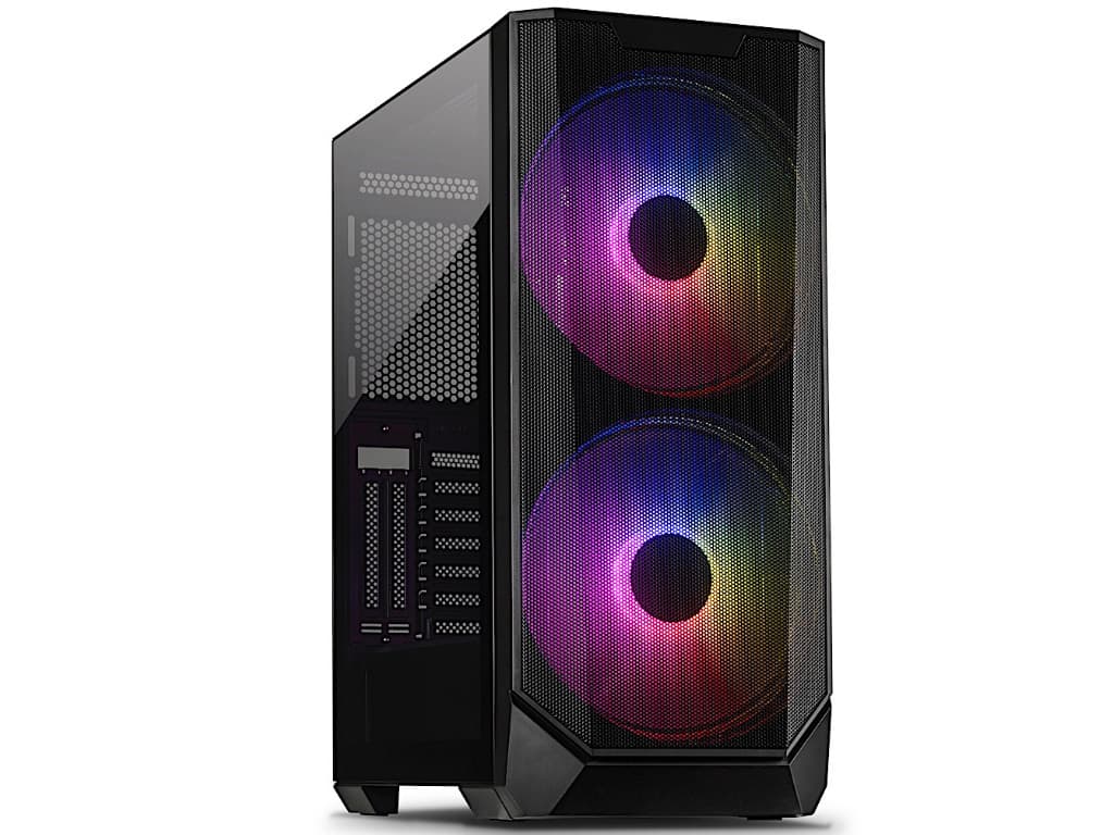 Fotografija proizvoda: Kucište INTER-TECH IT-3503 Airstream/ATX/RGB/Mini-ITX/Gaming/bez napajanja/crna
