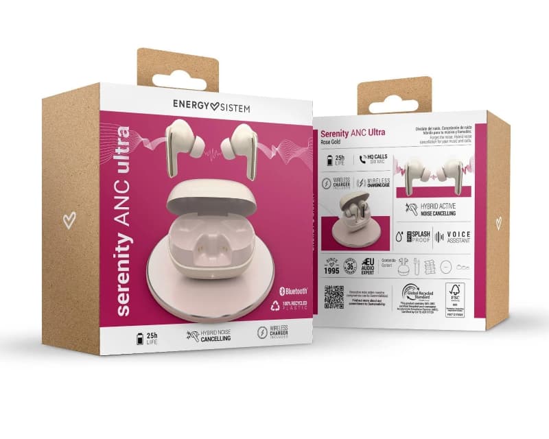 Fotografija proizvoda: Rose Serenity ANC Ultra Bluetooth slušalice krem (M45962)