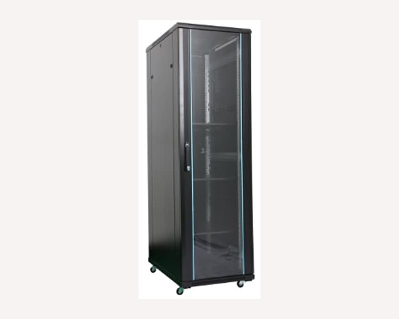 Fotografija proizvoda: Rack cabinet standalone, 32U, 600x600, glass doors (packaging of 3 boxes)