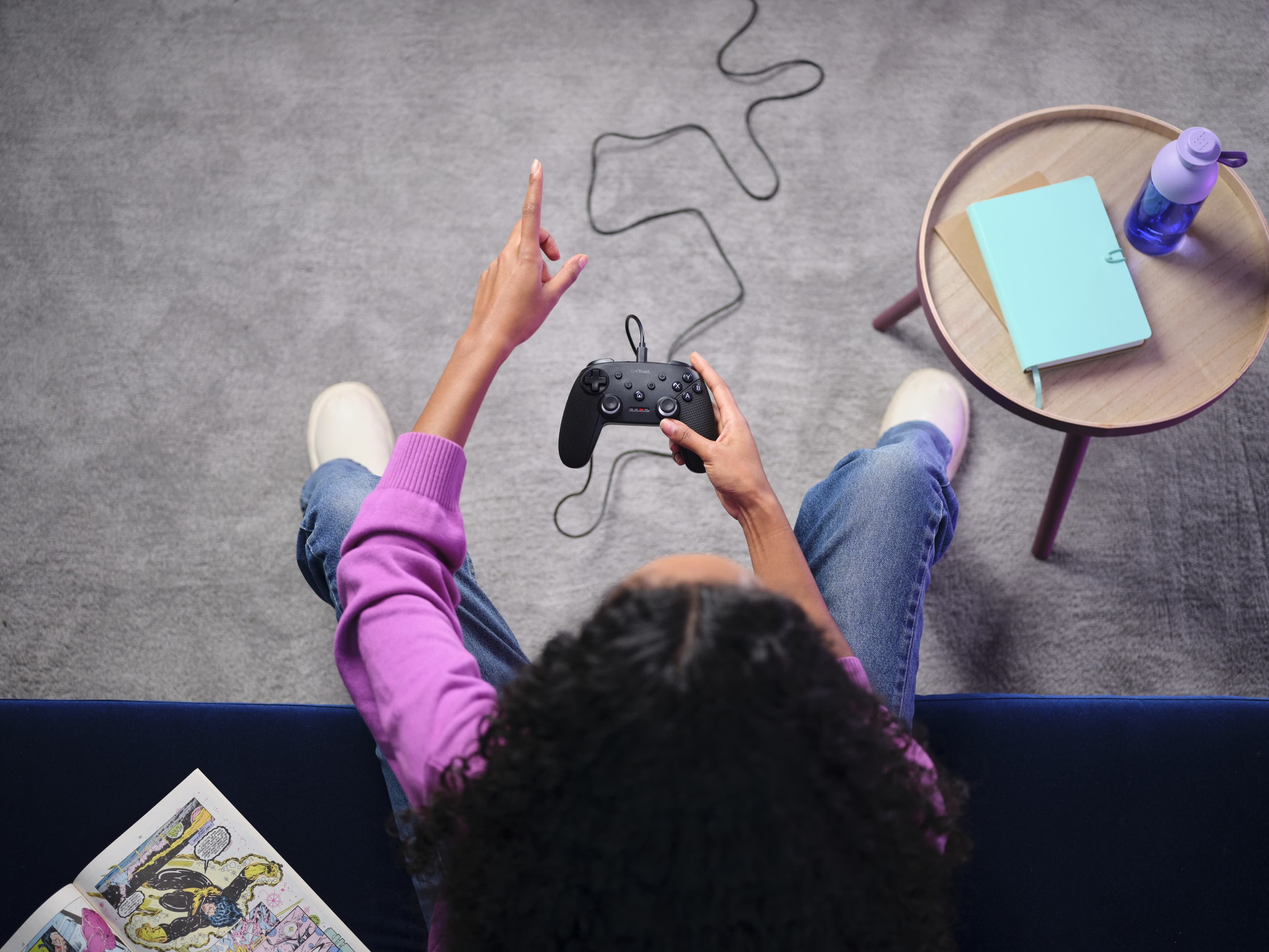 Fotografija proizvoda: Game pad TRUST GXT542 MUTA/bežicni/crna