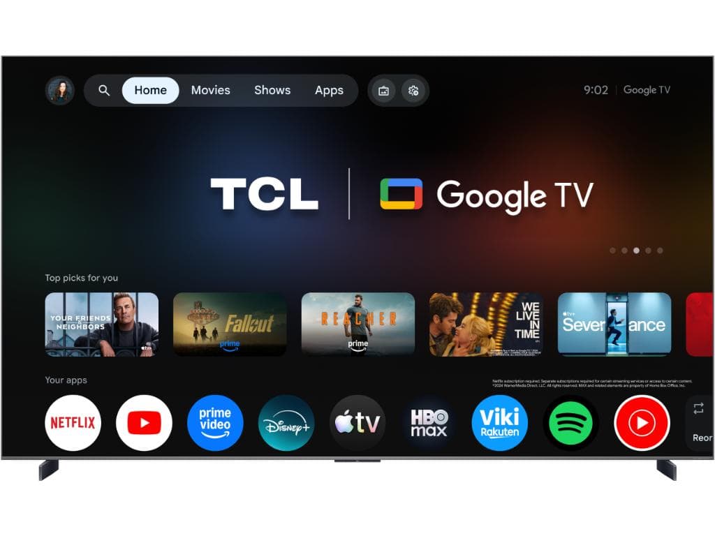 Fotografija proizvoda: Televizor TCL 98C8L/SQD-MiniLED/98"/4K UHD/144Hz/Google TV/Bang&Olufsen/crna