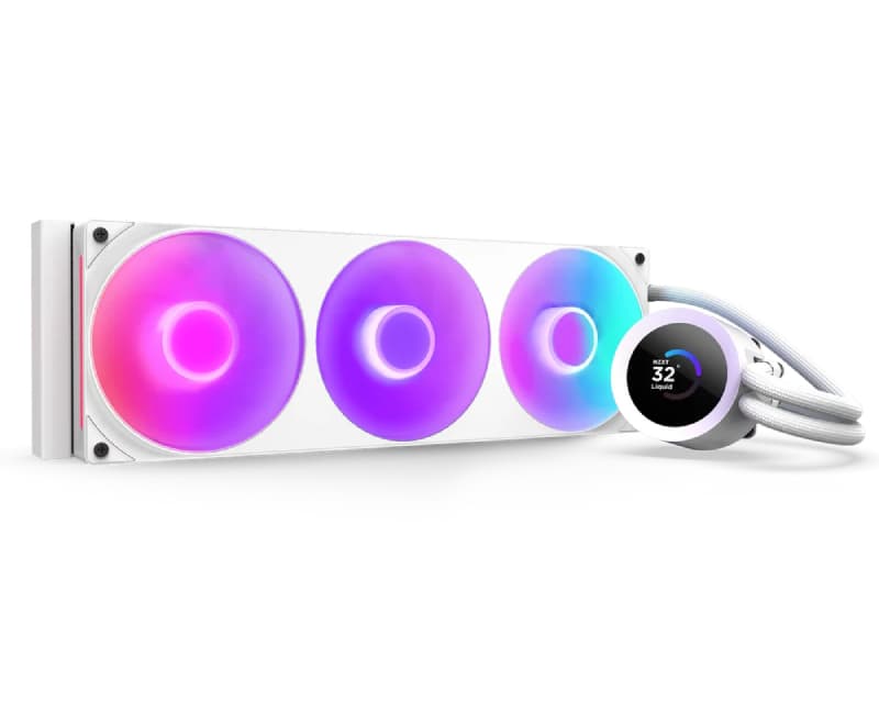 Fotografija proizvoda: Kraken Plus 360 RGB V2 Liquid Cooling White (RL-KR360-W2)