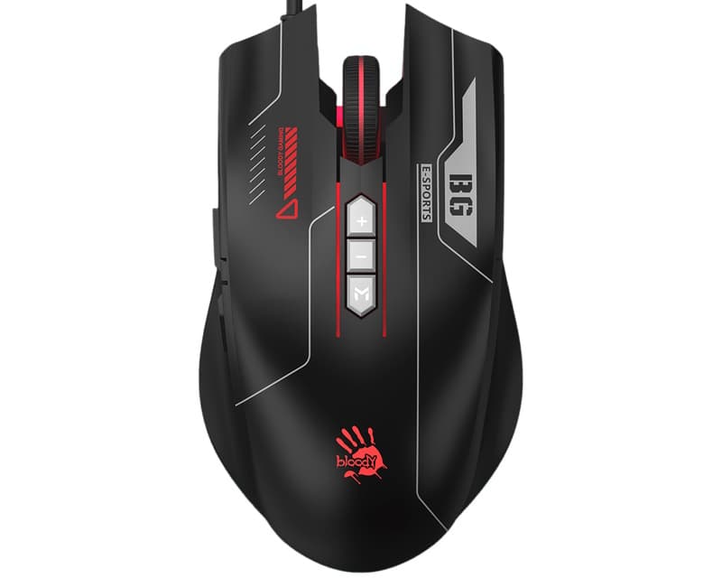 Fotografija proizvoda: ES7 Bloody RGB Esports Gaming Optical USB crni miš