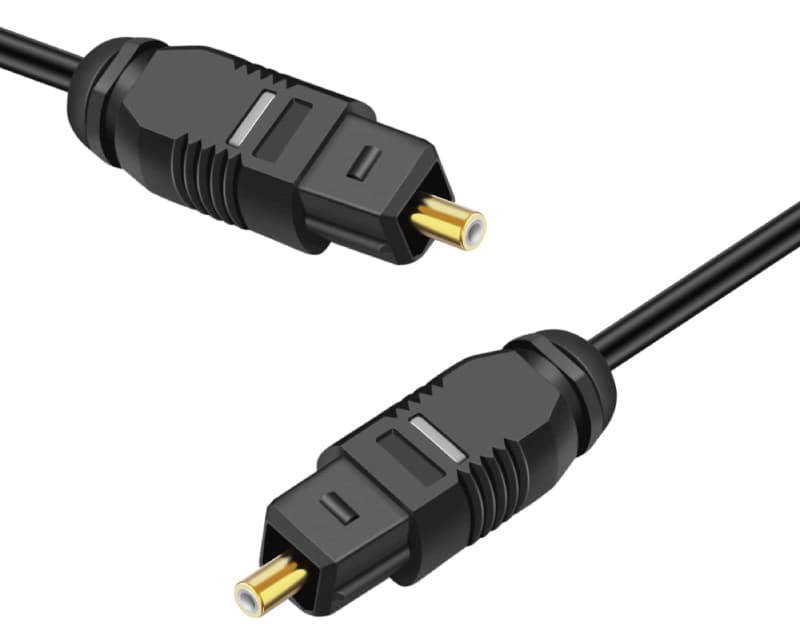 Fotografija proizvoda: Audio optički kabl 2,2mm (Toslink) 1m, crni