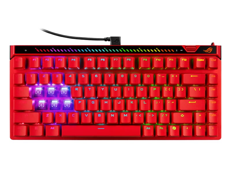 Fotografija proizvoda: M705 ROG FALCHION ACE 75HE Gaming tastatura crvena