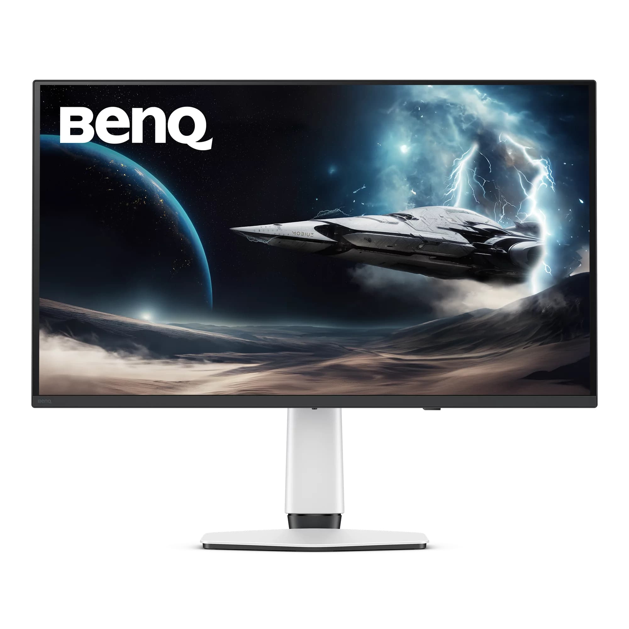 Fotografija proizvoda: 32-inčni Mobiuz EX321UZ 4K 3840x2160 QD-OLED 240 Hz USB-C 90W gaming monitor u beloj boji