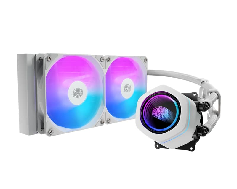 Fotografija proizvoda: MasterLiquid Core Nex 240 White vodeno hlađenje belo (MLX-D24M-A18PA-RW)