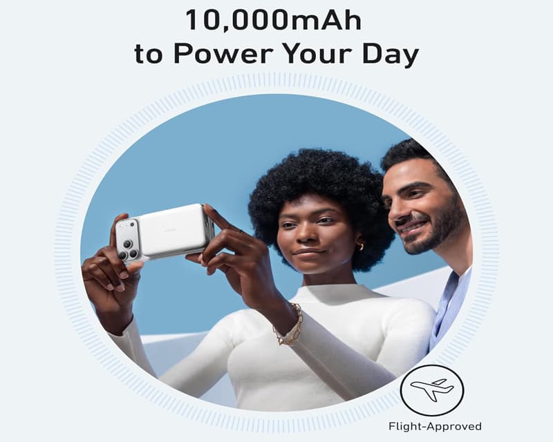 Fotografija proizvoda: MagGo 10000mAh, 15W, magnetni bežični power bank, beli