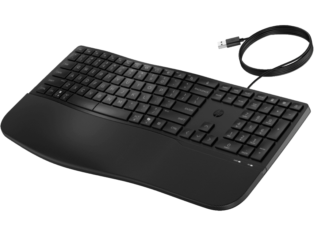 Fotografija proizvoda: Tastatura HP 480 Comfort žicna/US/crna