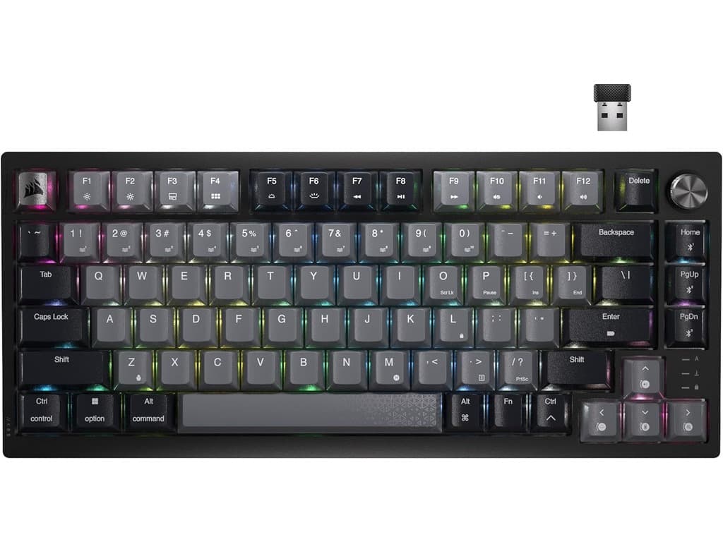 Fotografija proizvoda: Tastatura CORSAIR K65 Plus bežicna/mehanicka/CH-91D401L-NA/gaming/RGB/crna