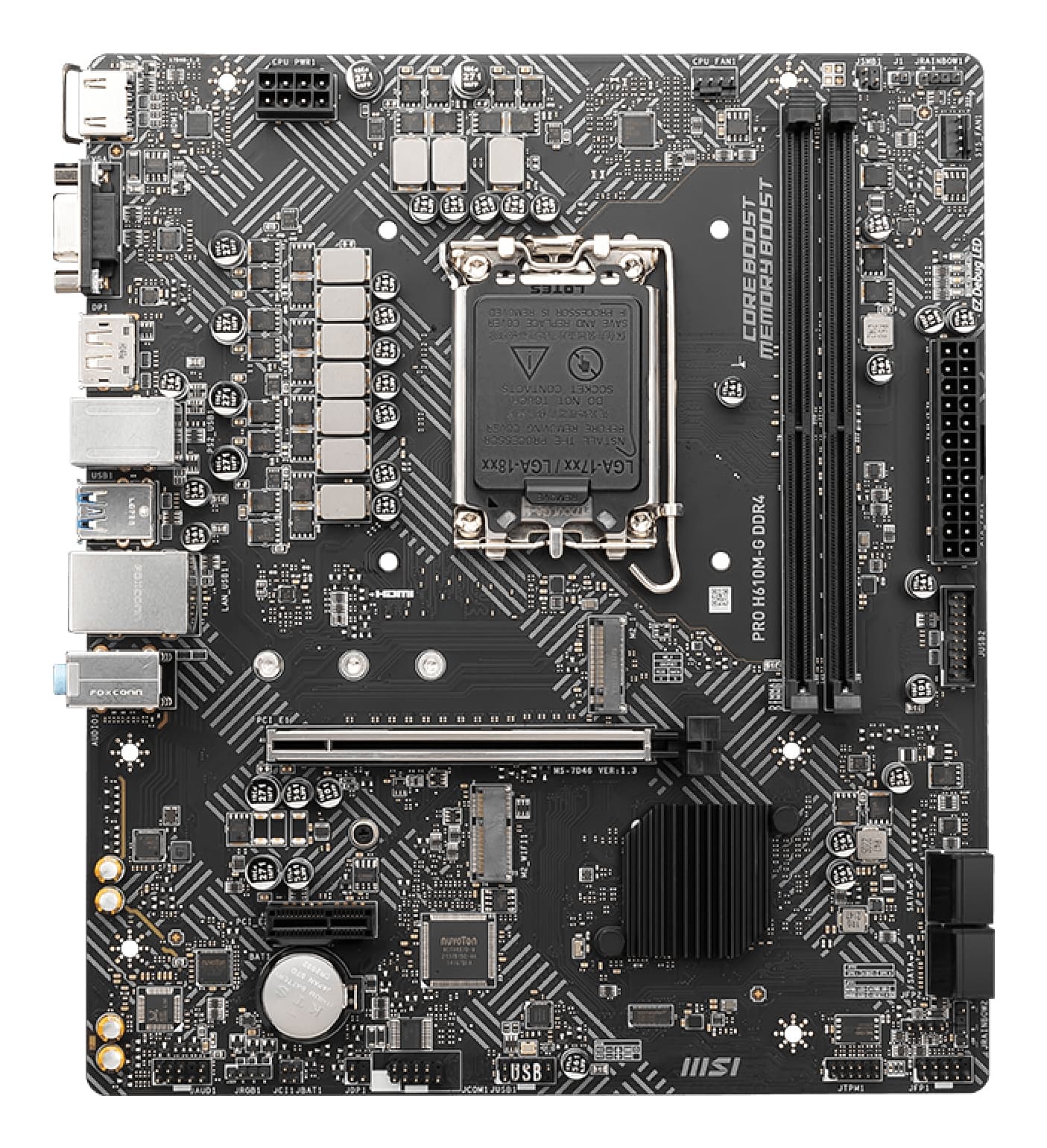 Fotografija proizvoda: PRO H610M-G DDR4 matična ploča