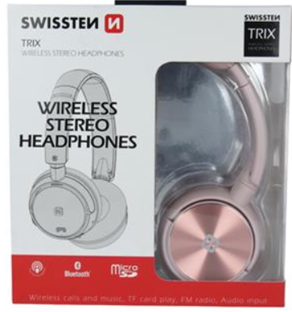 Fotografija proizvoda: Swissten Slusalice Velike WiFi Stereo Trix roze