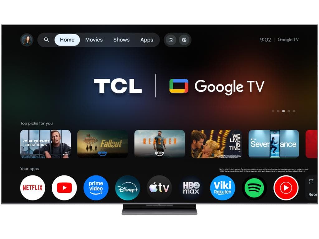 Fotografija proizvoda: Televizor TCL 65C8L/SQD-MiniLED/65"/4K UHD/144Hz/Google TV/crna