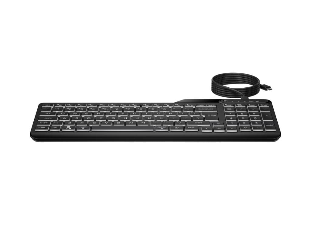 Fotografija proizvoda: Tastatura HP 400 backlight žicna/US/crna