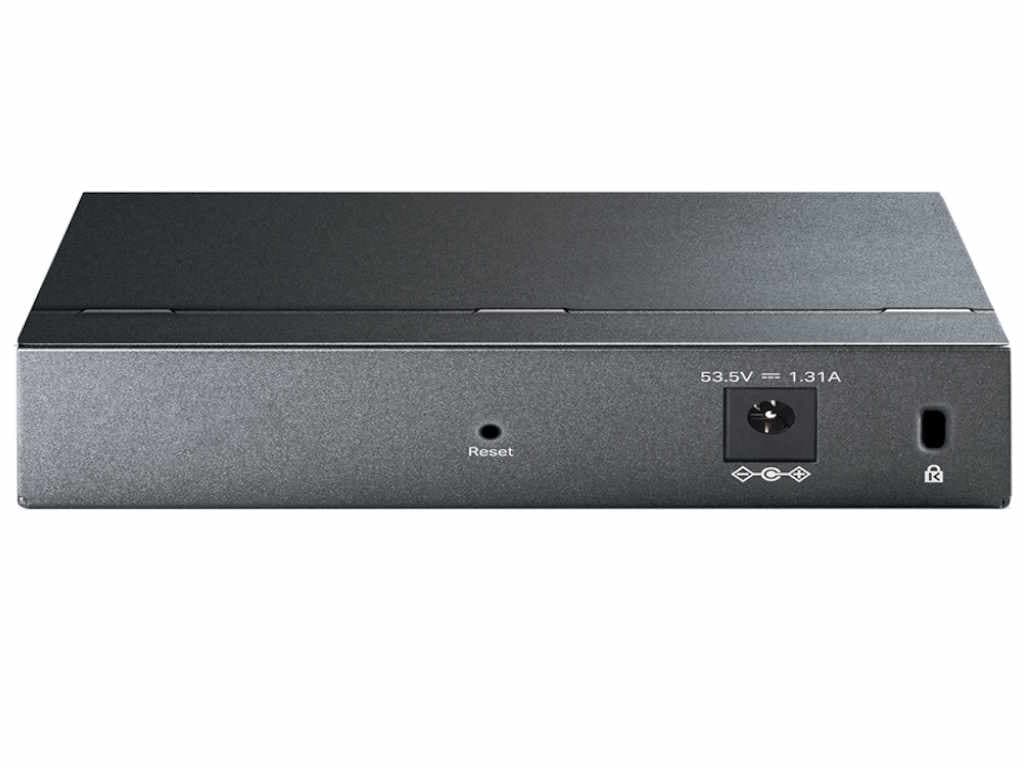 Fotografija proizvoda: TP-LINK switch Gigabit 5x RJ45 10/100/1000Mbps, Easy Smart, 4-Port PoE+