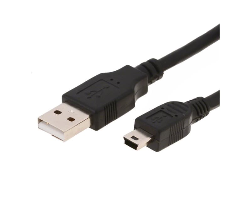 Fotografija proizvoda: Kabl 2.0 USB-A - USB Mini-B M/M 1.8m crni