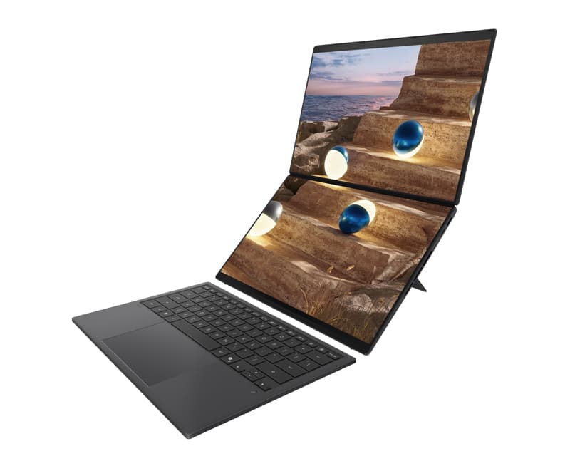 Fotografija proizvoda: ZenBook Duo 14 OLED UX8407AA-SN151X (14 inča 3K OLED, Ultra 9 386H, 32GB, SSD 2TB, Win11 Pro) laptop