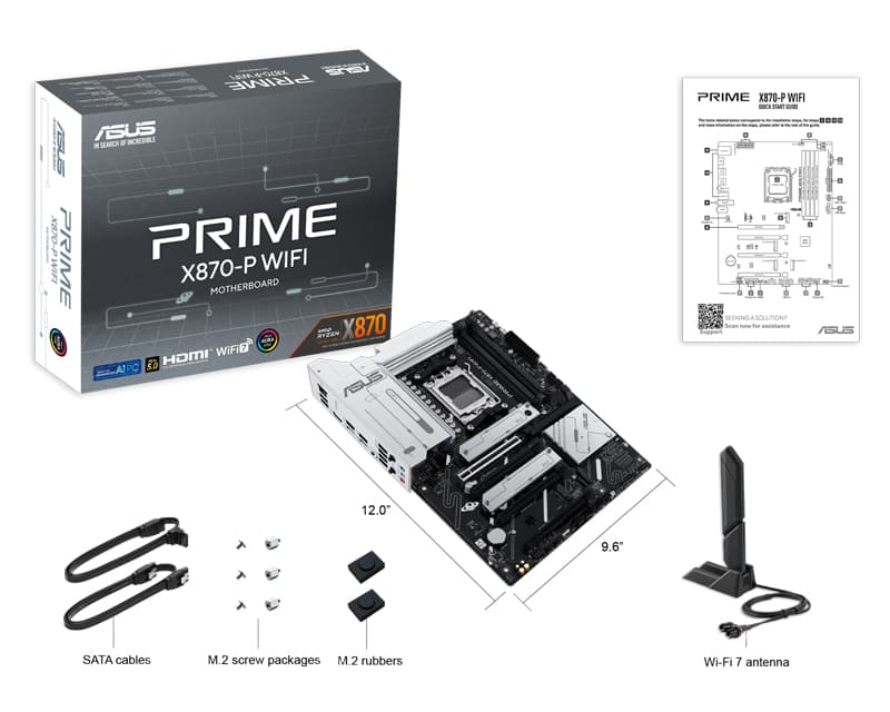 Fotografija proizvoda: PRIME X870-P WIFI matična ploča