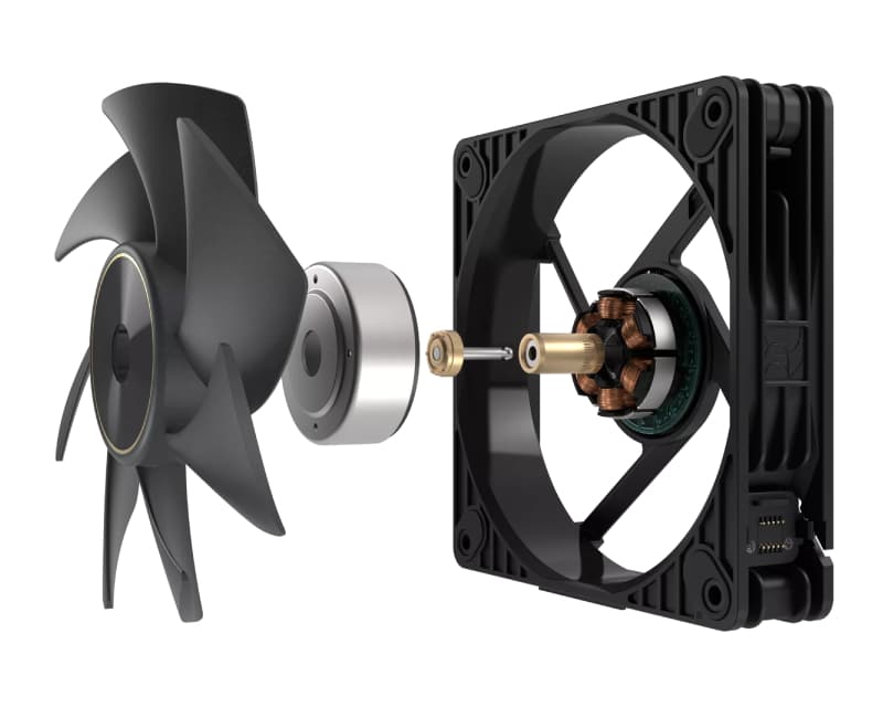 Fotografija proizvoda: PROART PF120 FAN PWM BLACK ventilator crni
