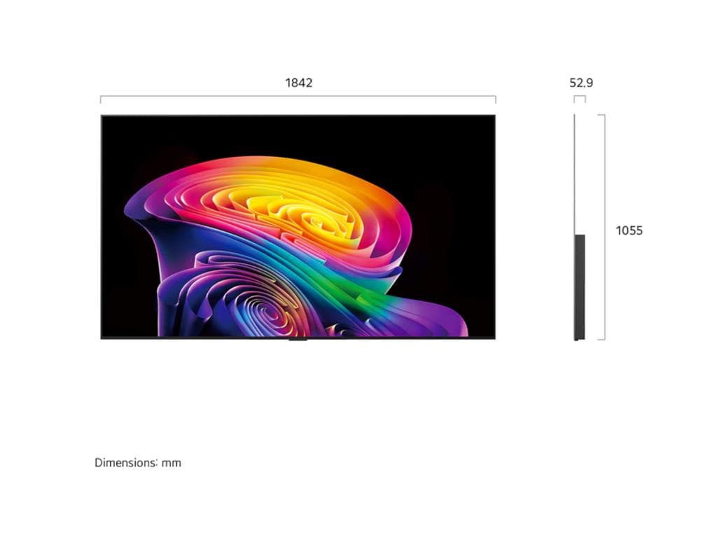 Fotografija proizvoda: Televizor LG OLED83C61LA/OLED/83"/4K Ultra HD/smart/webOS 26/crna