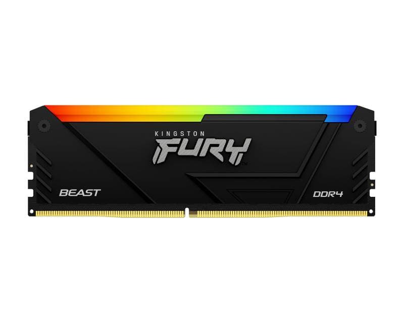 Fotografija proizvoda: DIMM DDR4 16GB 3600MT/s KF436C18BB2A/16 Fury Beast RGB Black