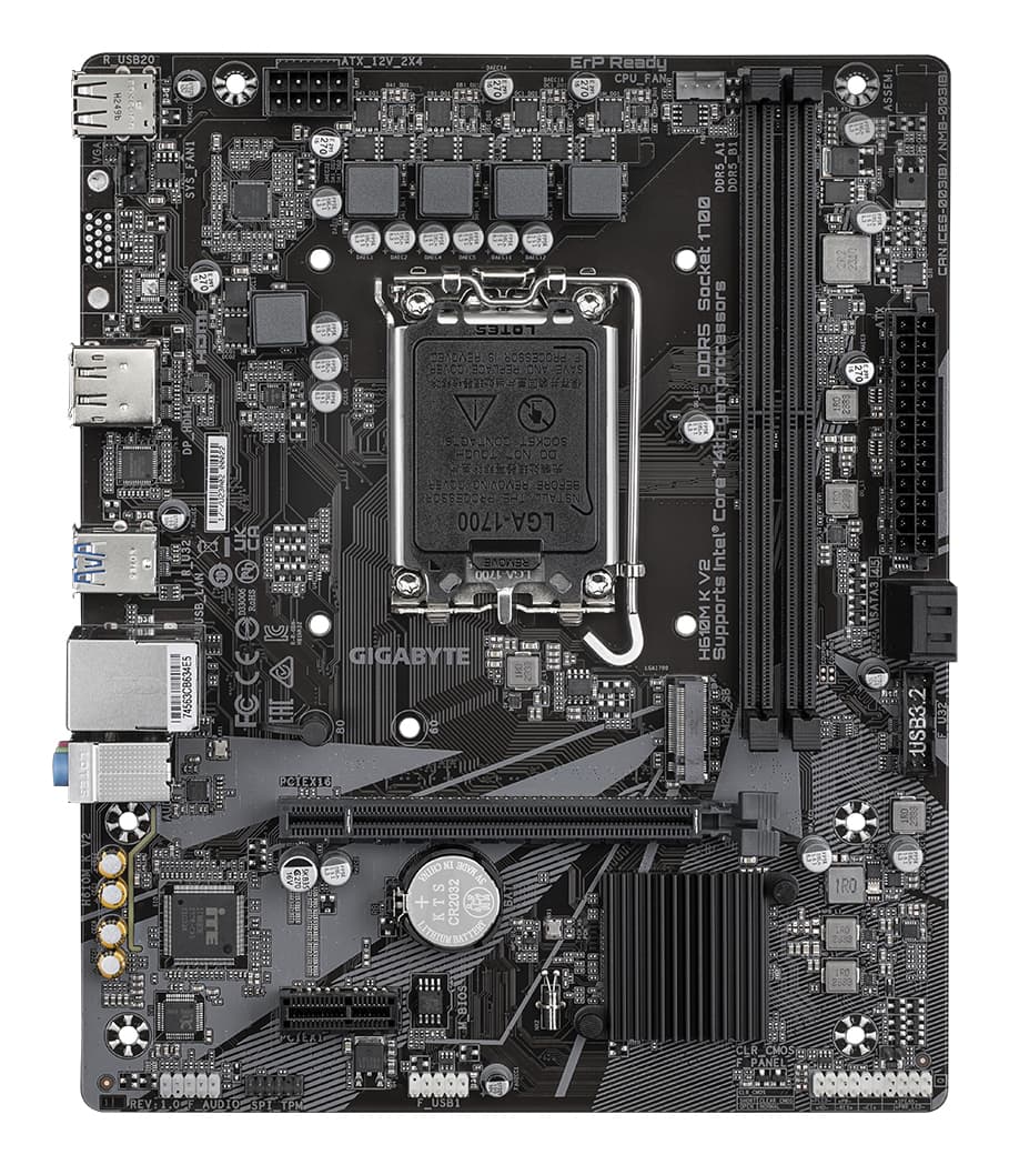 Fotografija proizvoda: H610M K V2 rev.1.x matična ploča