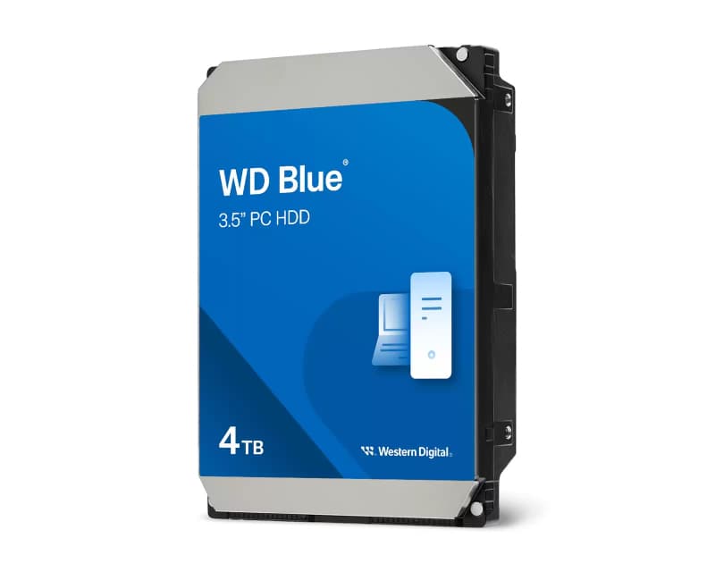 Fotografija proizvoda: 4TB 3.5 inča SATA III 128MB WD40EZZX Blue hard disk