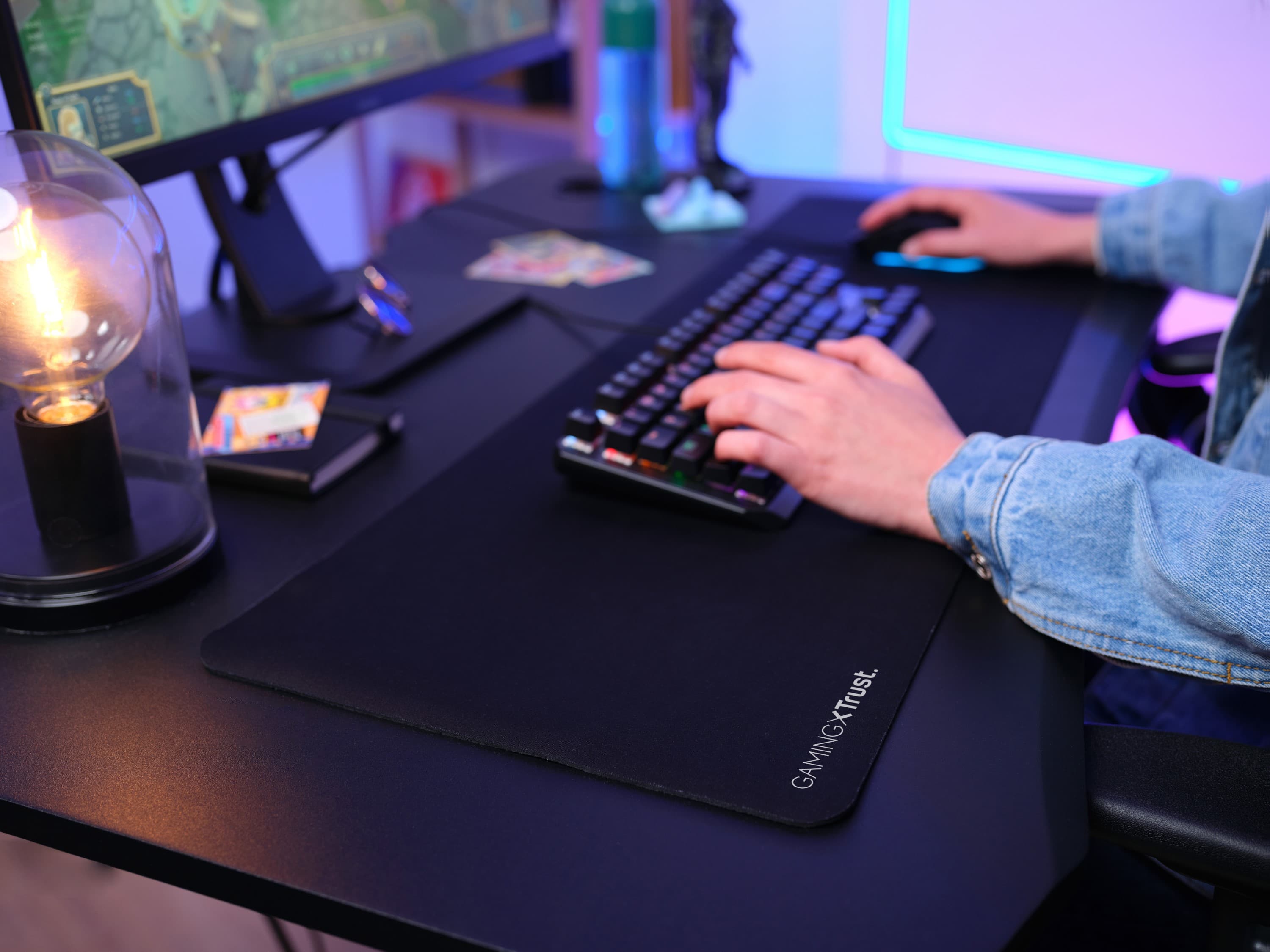 Fotografija proizvoda: Podloga za miš TRUST GXT 758XXL gaming/crna