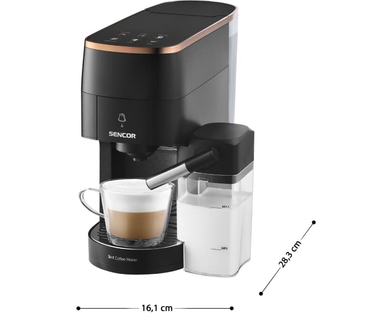 Fotografija proizvoda: SCC 3000BK Aparat za espresso kafu