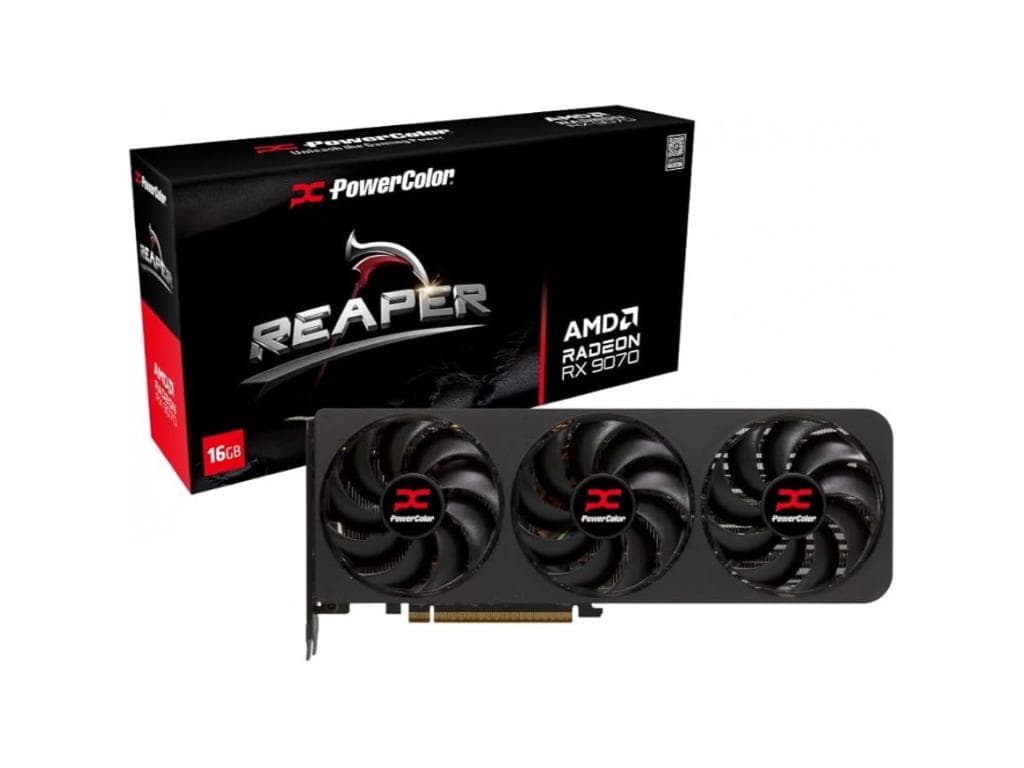 Fotografija proizvoda: Graficka karta POWERCOLOR RX 9070 16G-A Reaper AMD/16GB/GDDR6/256bit/crna