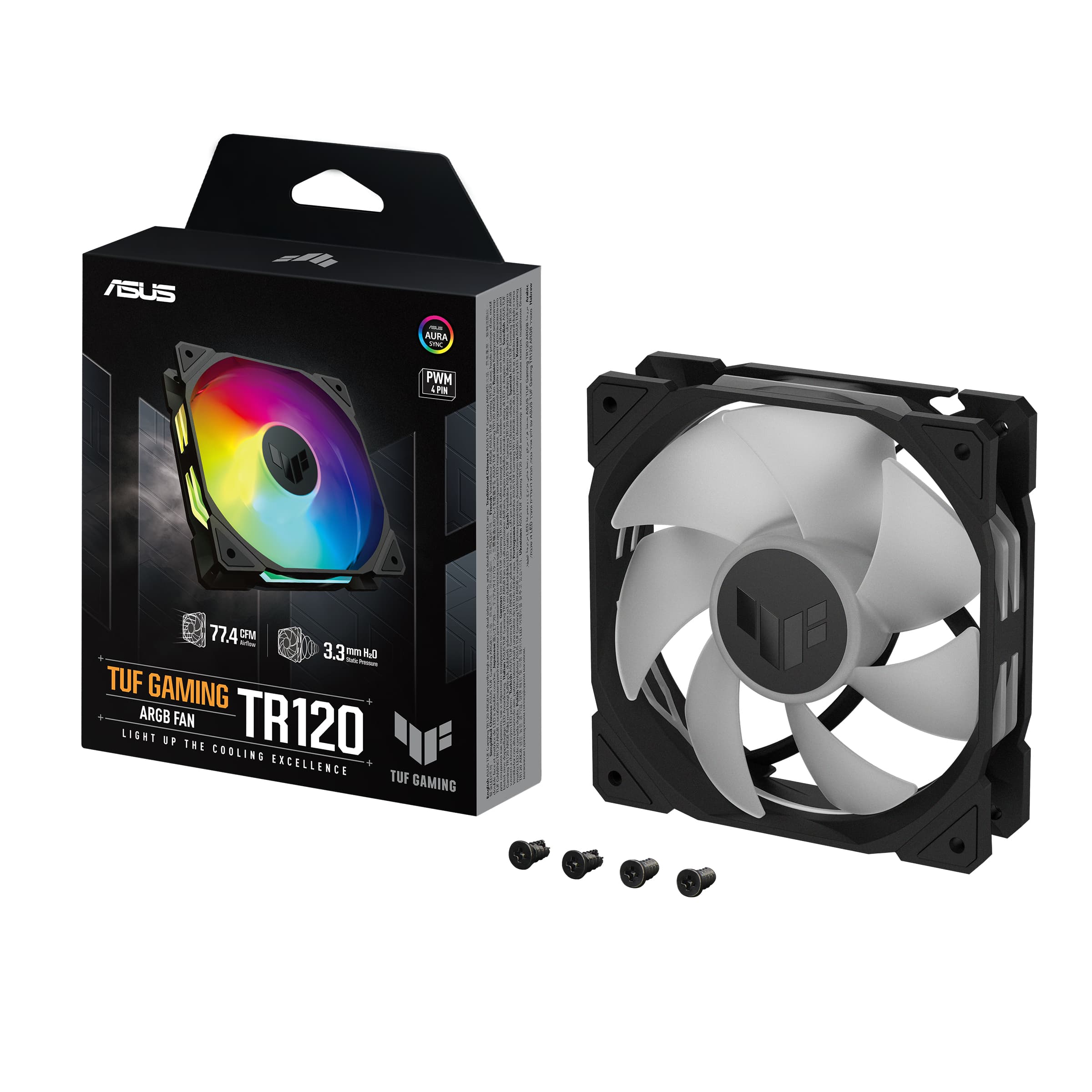 Fotografija proizvoda: TUF GAMING TR120 ARGB BLACK EDITION ventilator