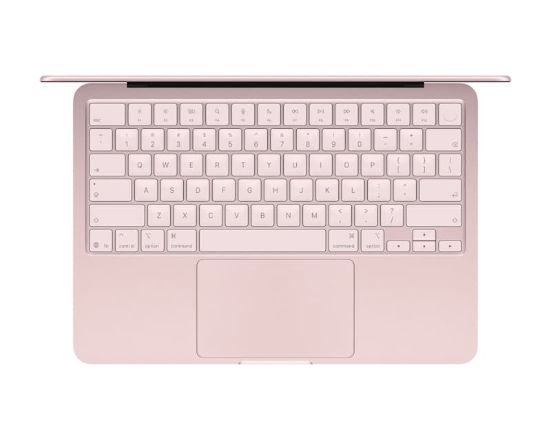 Fotografija proizvoda: MacBook Neo 13 inč A18 Pro 6-jezgarni CPU 5-jezgarni GPU 8GB 512GB SSD Blush (MHFJ4)