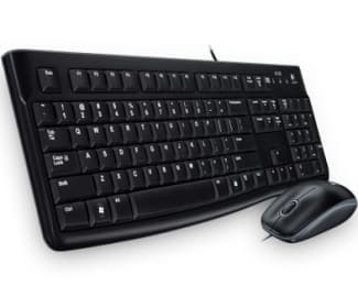 Fotografija proizvoda: MK120 Desktop USB US tastatura + USB miš Retail